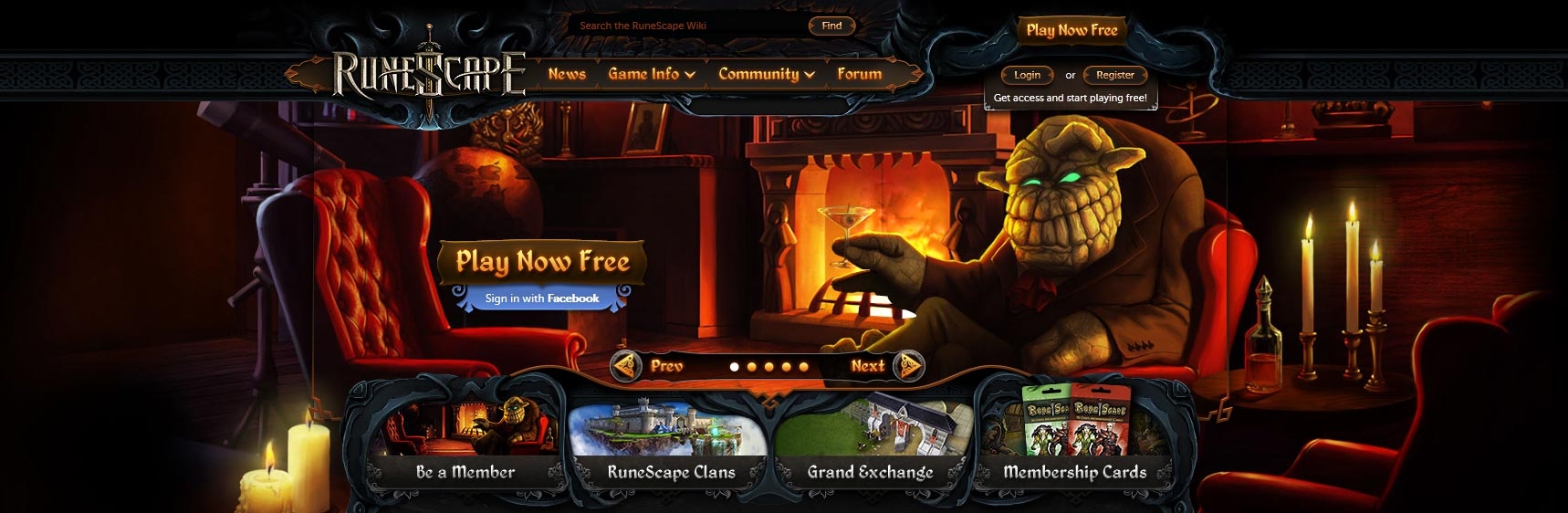 FREE ONLINE GAMES: New Look RunScape!!!