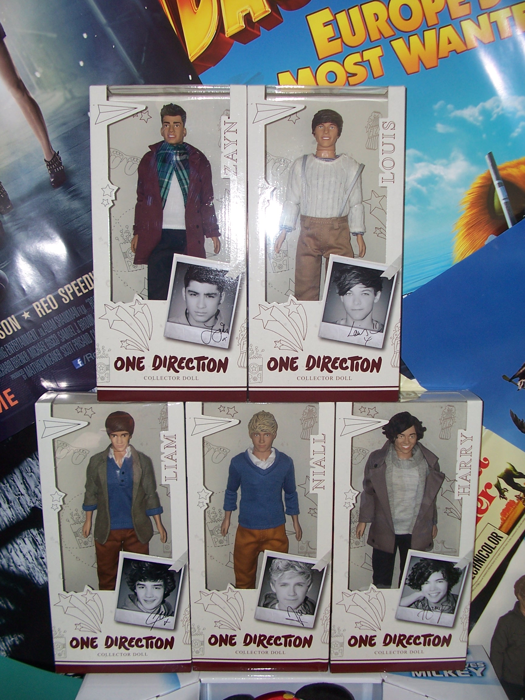 one direction collector dolls