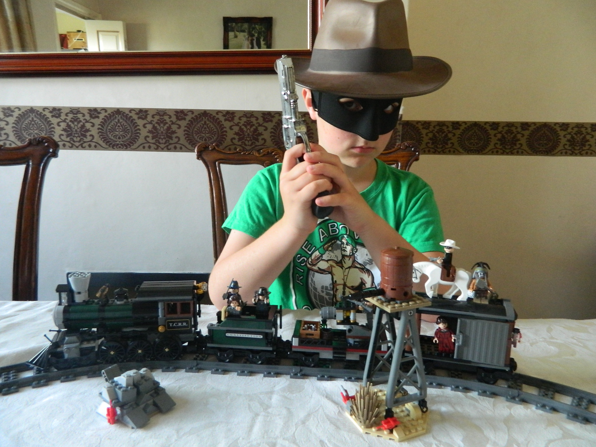 Lego sales cowboy train
