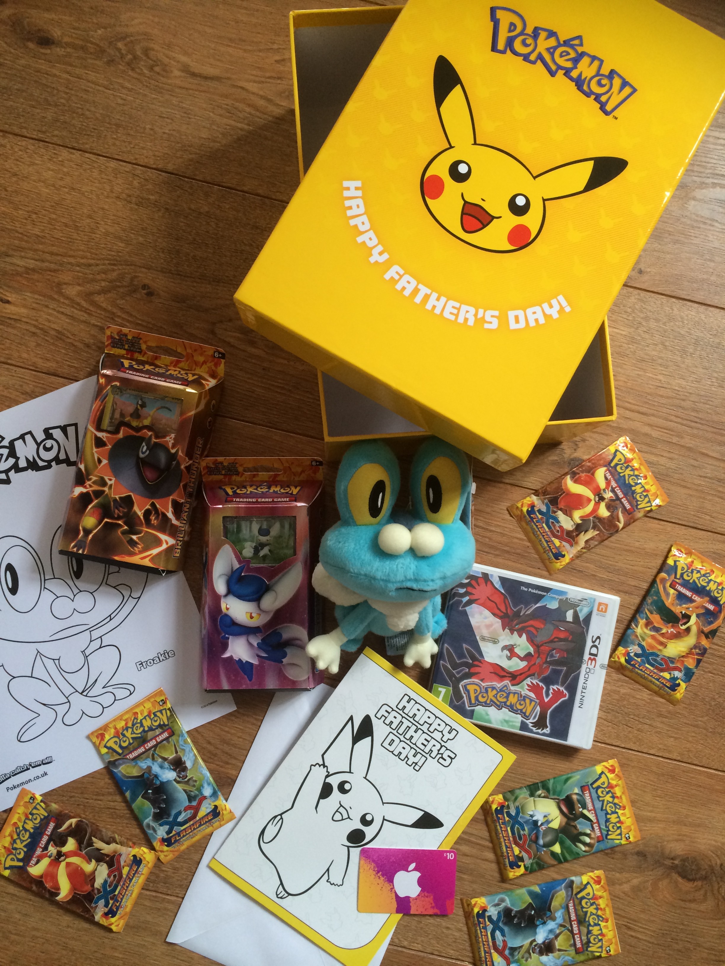 Pokemon – Fathers Day gift’s from Hag, Con and Bex!!!