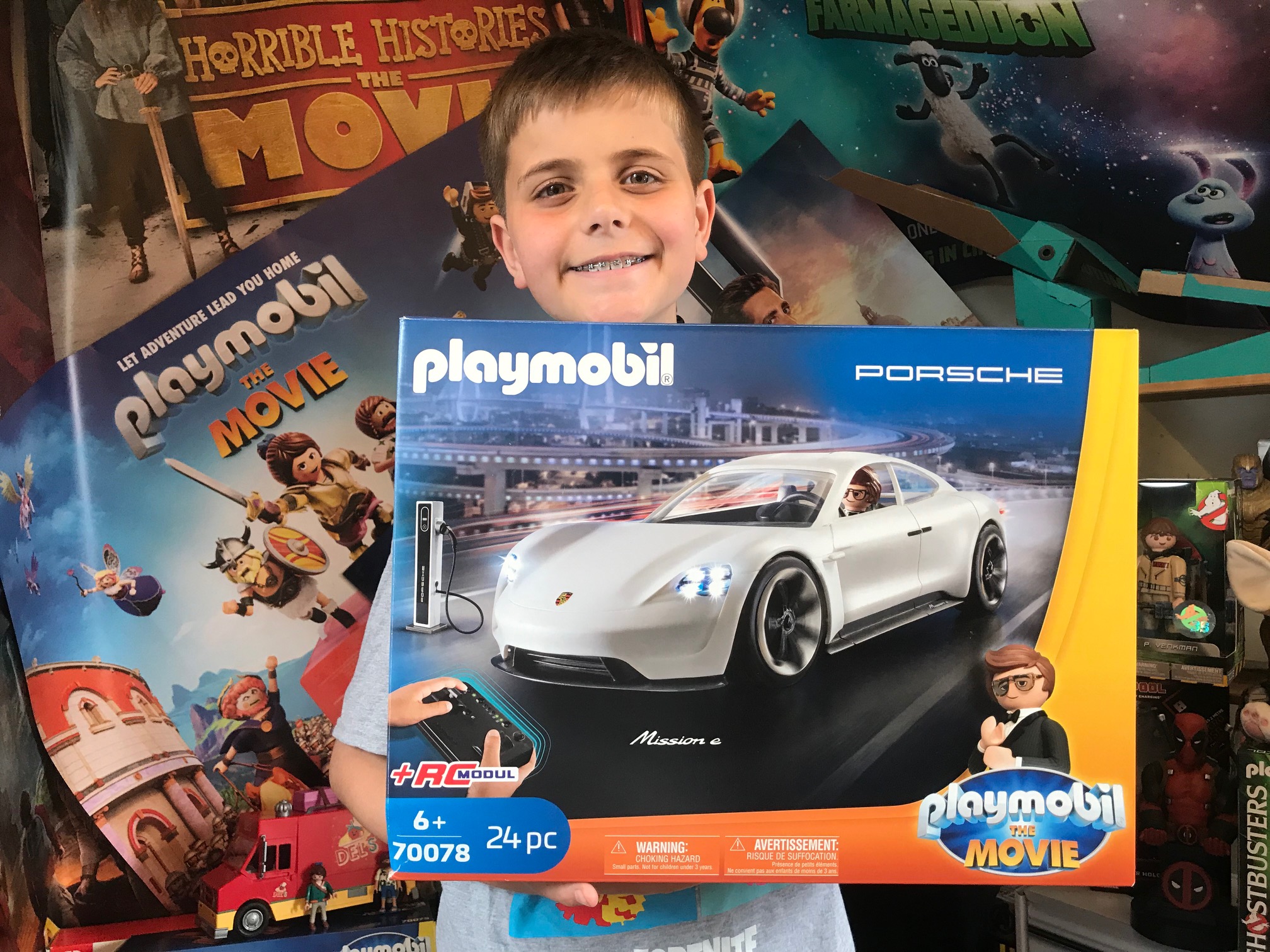 PLAYMOBIL THE MOVIE Rex Dasher's Porsche Mission E