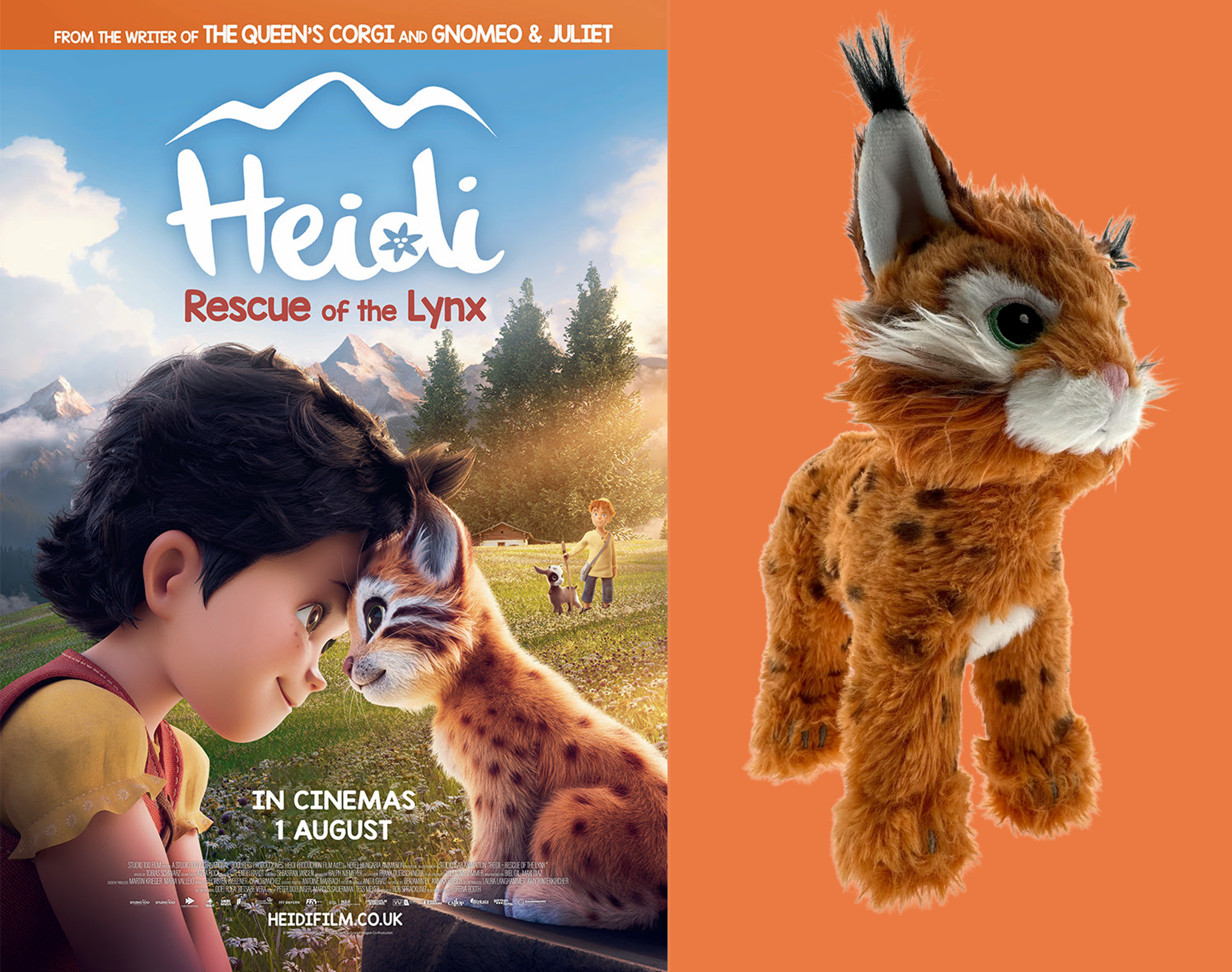 Win One of Five Exclusive Heidi: Rescue of the Lynx Plush Toy!!!