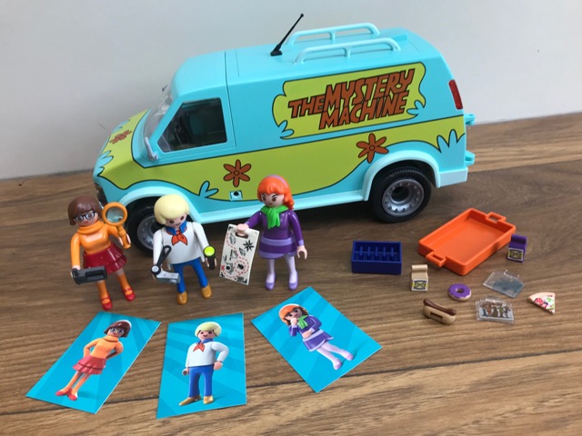 Playmobil - Back to The Future Delorean - 70317 & Scooby-Doo! Mystery  Machine - 70286