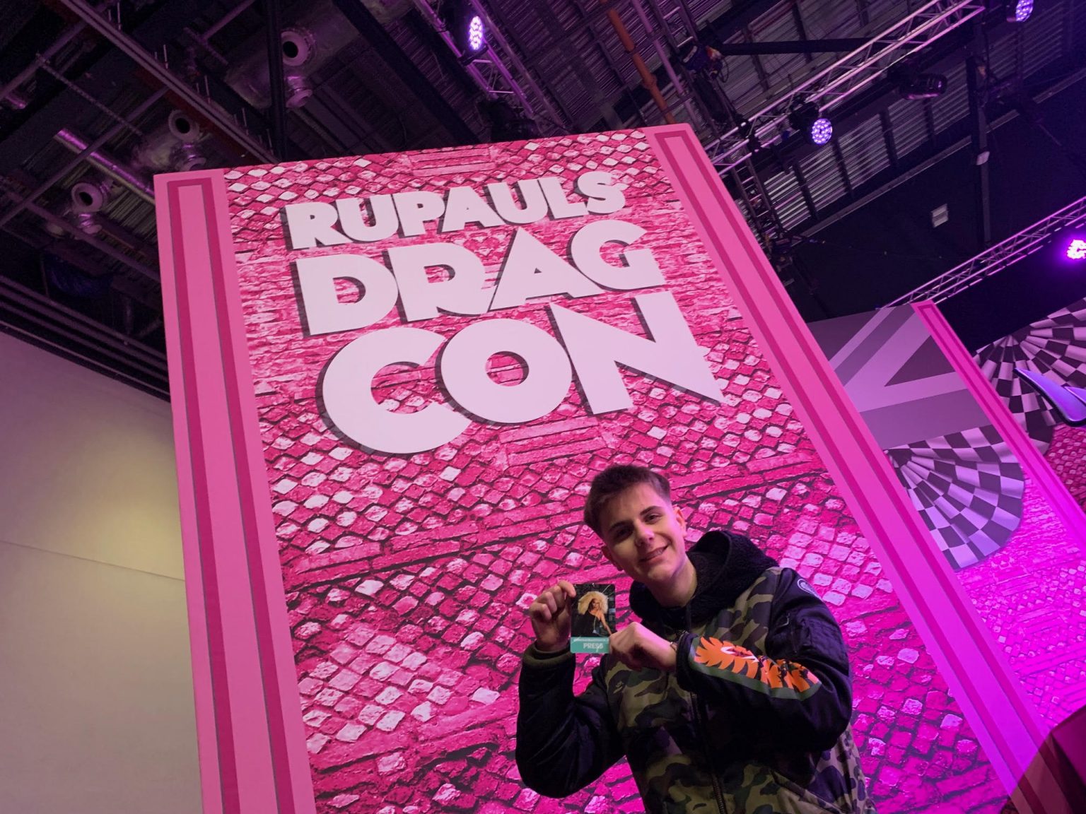 Con and Bex with the Stars of RuPaul’s DragCon UK 2024