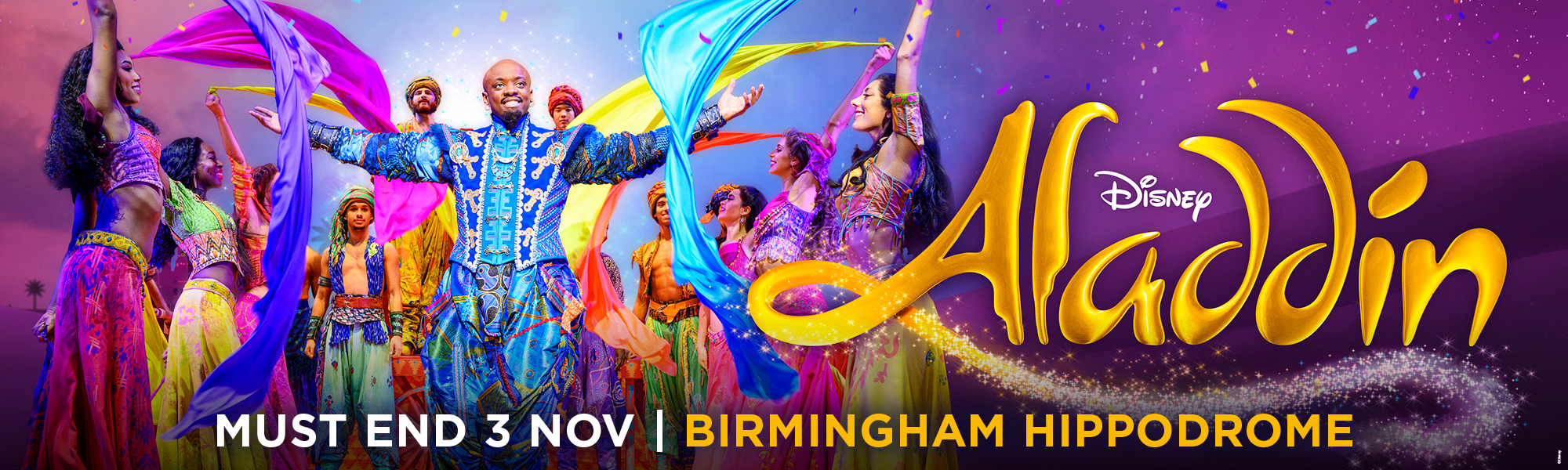 Win Tickets to Disney’s Aladdin at the Birmingham Hippodrome!!!